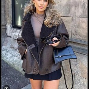 oversized fleece jacket